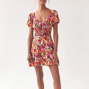 NWT Urban Outfitters Floral Mini Dress - Size L